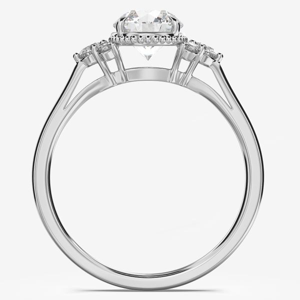 Scarlett Side Stone Engagement Ring Image 2 Marks of Design Shelton, CT