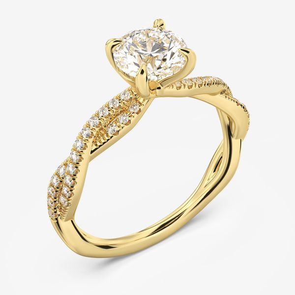 Fiona Split & Twist Engagement Ring Jayson Jewelers Cape Girardeau, MO