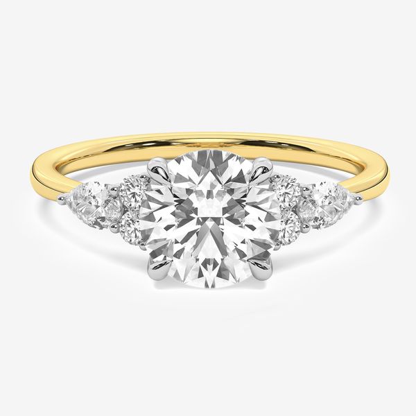 Emma Side Stone Engagement Ring Image 2 Segner's Jewelers Fredericksburg, TX