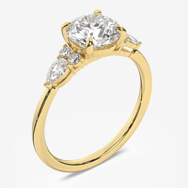 Emma Side Stone Engagement Ring Segner's Jewelers Fredericksburg, TX