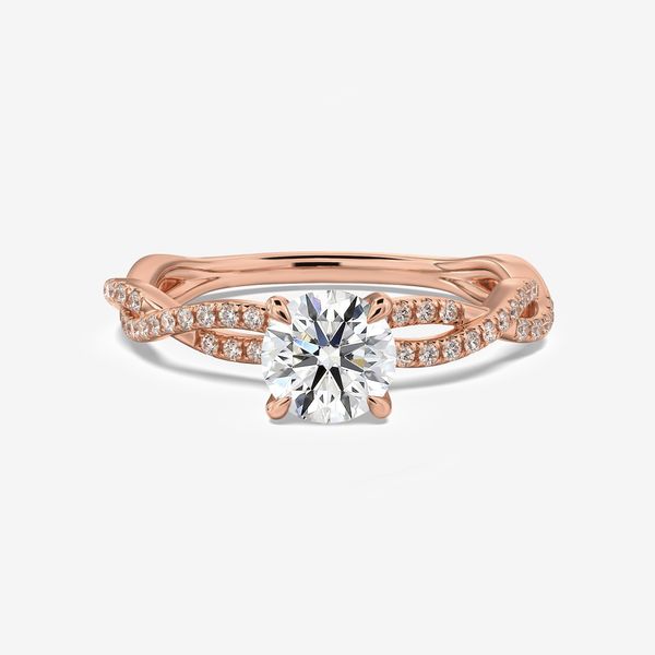 April Split & Twist Engagement Ring Image 2 Trinity Diamonds Inc. Tucson, AZ