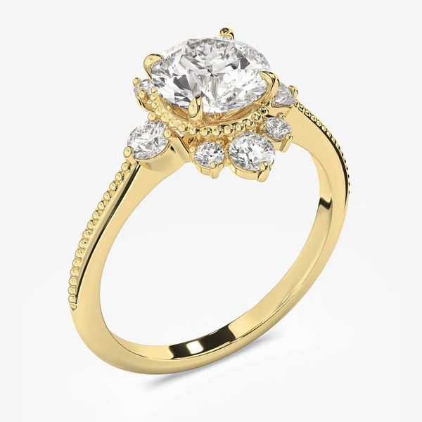 Veronica Vintage Engagement Ring Trinity Diamonds Inc. Tucson, AZ