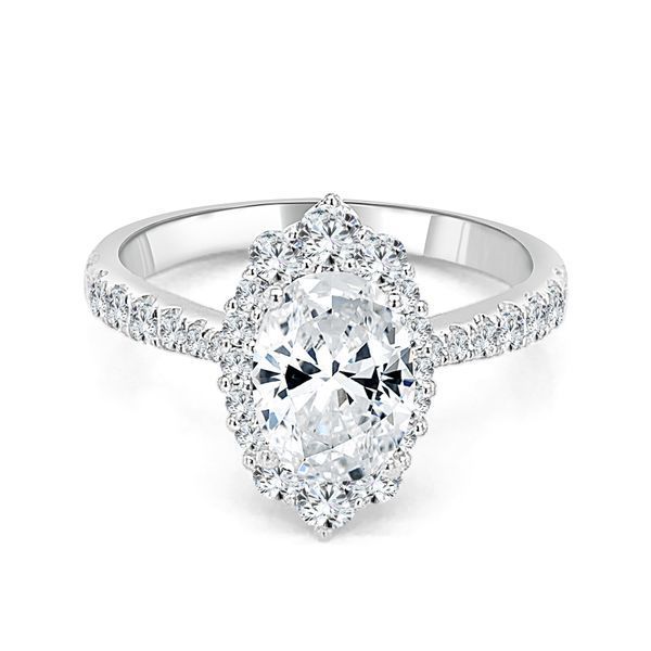Oval Shape Halo Semi Mount Engagement Ring Javeri Jewelers Inc Frisco, TX