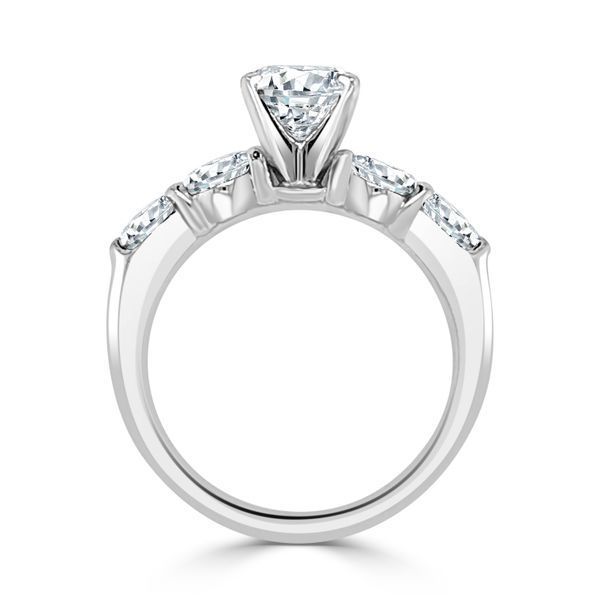 Round Diamond Shared Prong Semi Mount Image 2 Javeri Jewelers Inc Frisco, TX