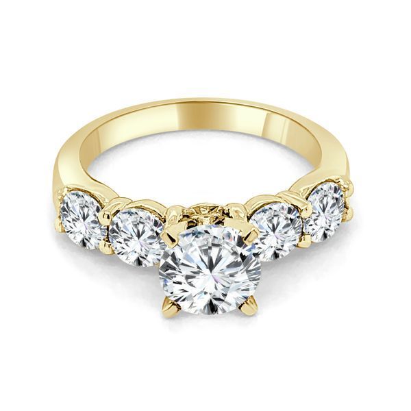 Round Diamond Shared Prong Semi Mount Javeri Jewelers Inc Frisco, TX