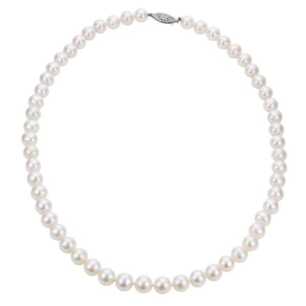 14KT Gold A Freshwater Pearl Strand Necklace Engelbert's Jewelers, Inc. Rome, NY