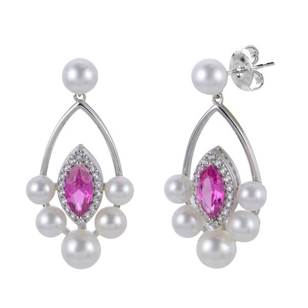 Sterling Silver Freshwater Pearl Earring Engelbert's Jewelers, Inc. Rome, NY