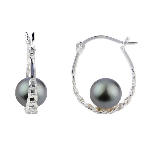 Sterling Silver Tahitian Pearl Earring Bell Jewelers Murfreesboro, TN