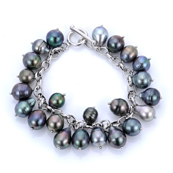 Sterling Silver Tahitian Pearl Bracelet 636094/B | Cravens & Lewis Jewelers  | Georgetown, KY