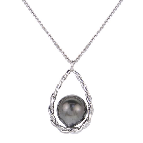 Sterling Silver Tahitian Pearl Necklace Alan Miller Jewelers Oregon, OH