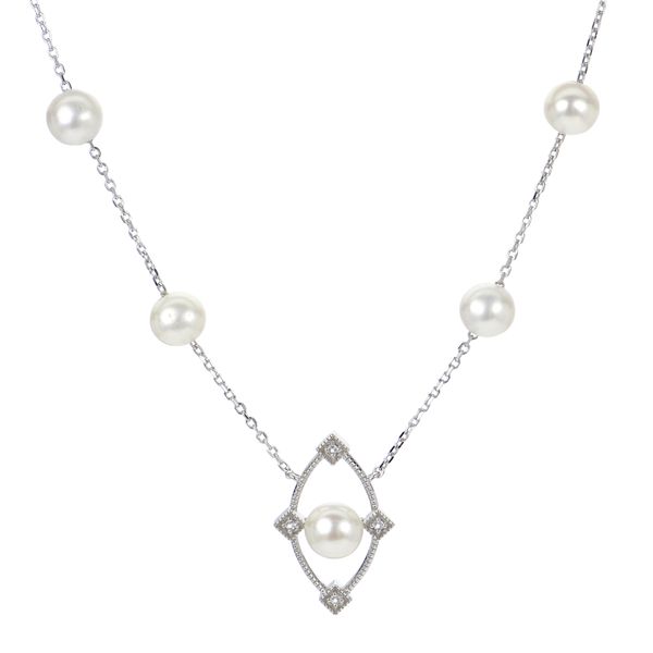 Sterling Silver Freshwater Pearl Necklace D. Geller & Son Jewelers Atlanta, GA