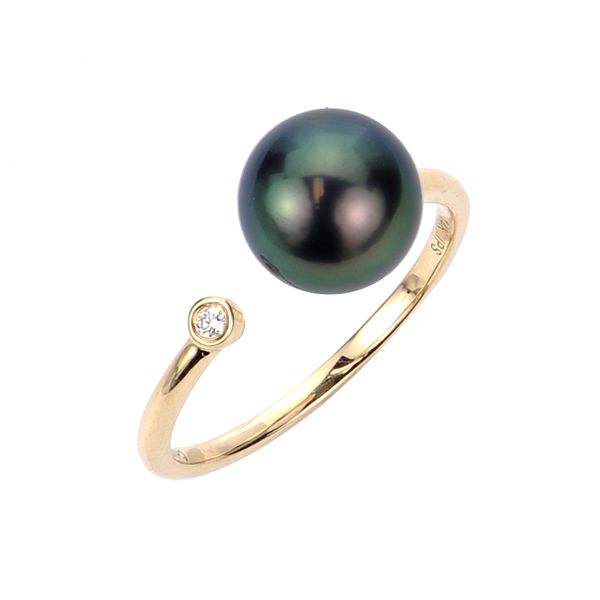 14KT Yellow Gold Tahitian Pearl Ring Cravens & Lewis Jewelers Georgetown, KY