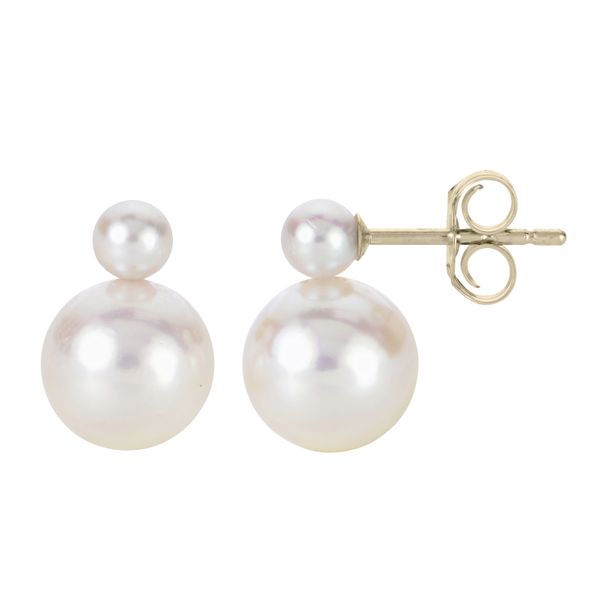 14KT Yellow Gold Freshwater Pearl Earring Hart's Jewelry Wellsville, NY
