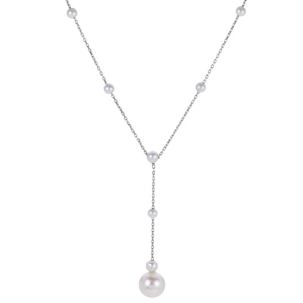 14KT White Gold Freshwater Pearl Necklace Mueller Jewelers Chisago City, MN