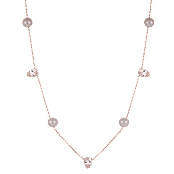 14KT Rose Gold Freshwater Pearl Necklace Douglas Jewelers Conroe, TX