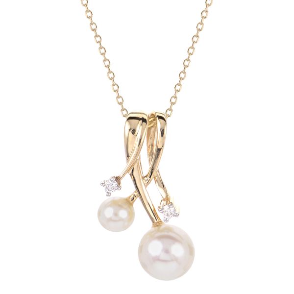 14KT Yellow Gold Freshwater Pearl Pendant Mueller Jewelers Chisago City, MN