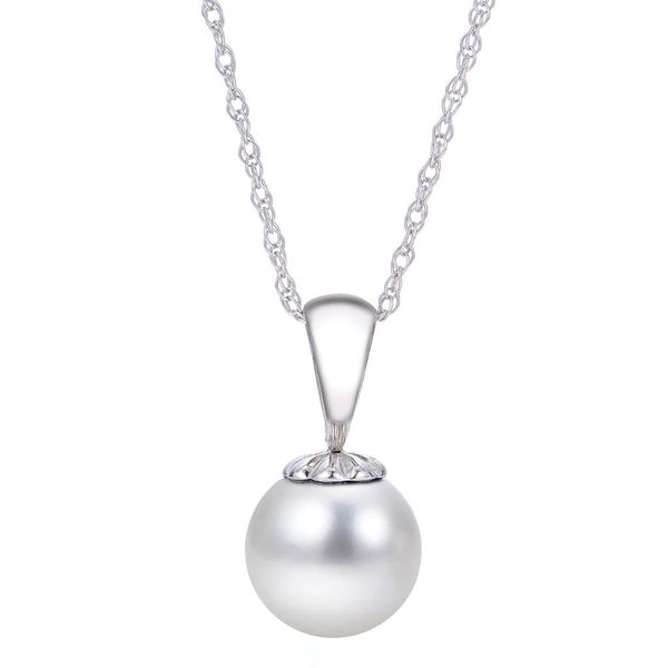 14KT Gold Akoya Pearl Pendant Towne & Country Jewelers Westborough, MA