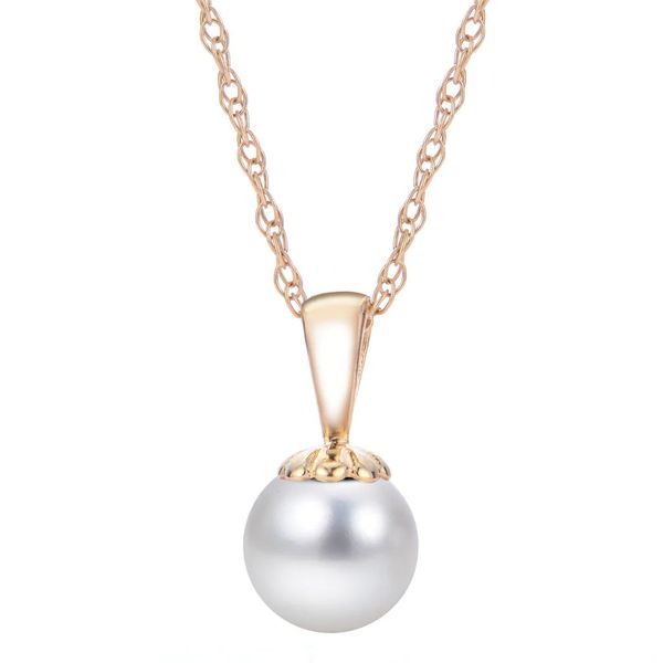 14KT Gold Freshwater Pearl Pendant Raleigh Diamond Fine Jewelry Raleigh, NC