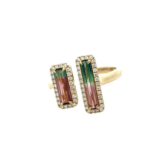 Watermelon Tourmaline Ring