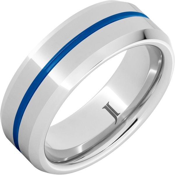 CUSTOMIZED Blue Line Silicone Wedding Ring – AERA