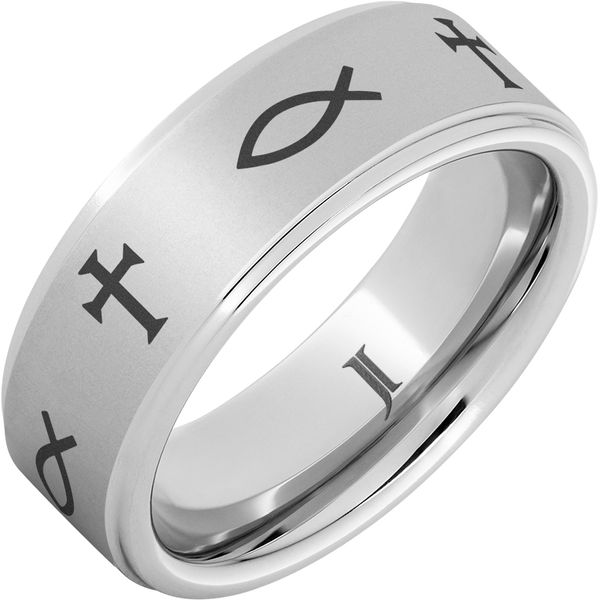 Ichthus Serinium® Christian Symbol Ring RMSA006354 Gaines