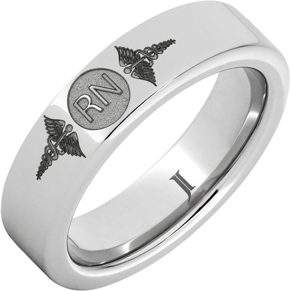 Serinium® Ring With Caduceus - Registered Nurse Adler's Diamonds Saint Louis, MO