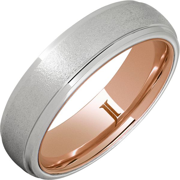 Serinium® Ring with 10K Rose Gold Interior and Stone Finish Michele & Company Fine Jewelers Lapeer, MI