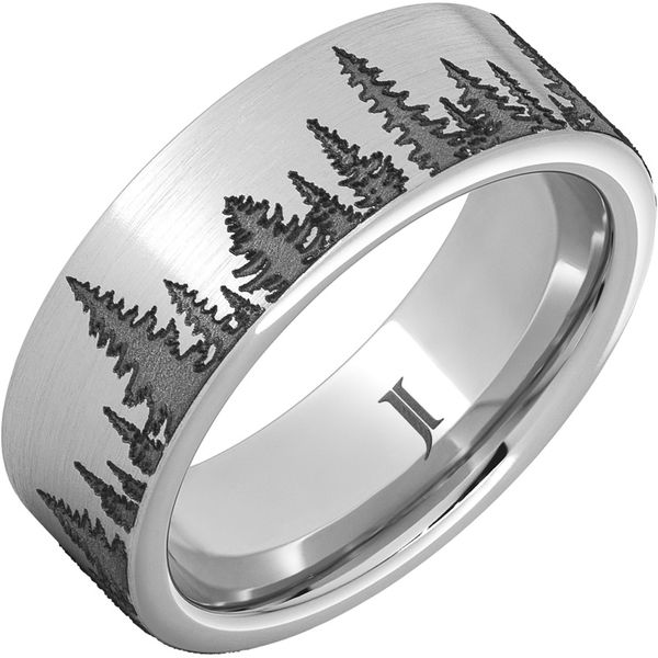 Serinium® Forest Scene Ring with Satin Finish Ellsworth Jewelers Ellsworth, ME