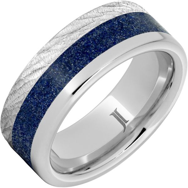Serinium® Ring with Crushed Lapis Inlay Whalen Jewelers Inverness, FL