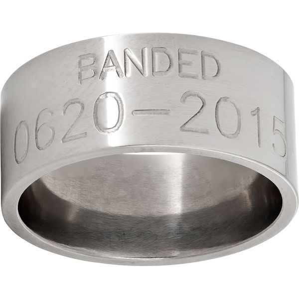 Duck Band—Titanium Engraved Band Ritzi Jewelers Brookville, IN