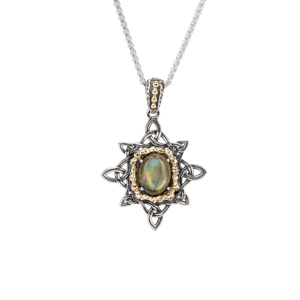 S/sil + 10k Labradorite Celestial Pendant Jayson Jewelers Cape Girardeau, MO