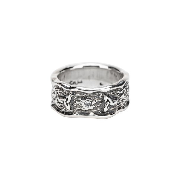 S/sil Oxidized CZ Rocks 'n Rivers Ring Thurber's Fine Jewelry Wadsworth, OH