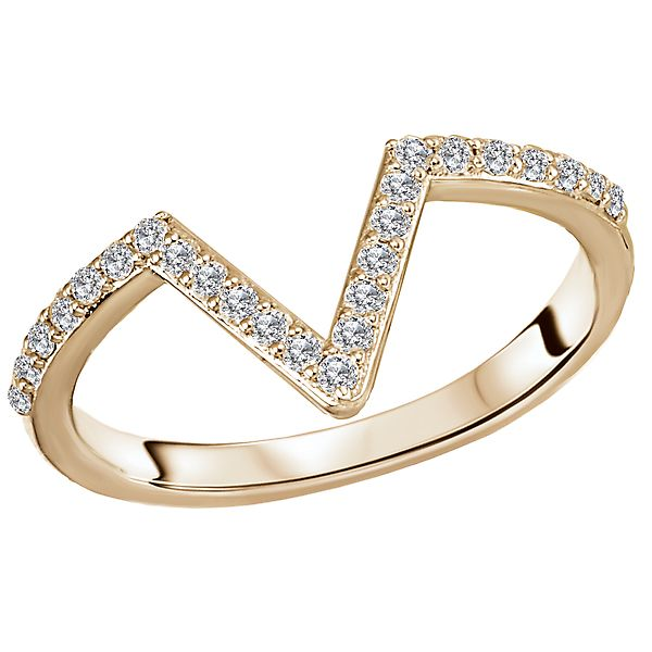 Tesoro Ladies Fashion Diamond Ring 113883-Y 14KY - Rings
