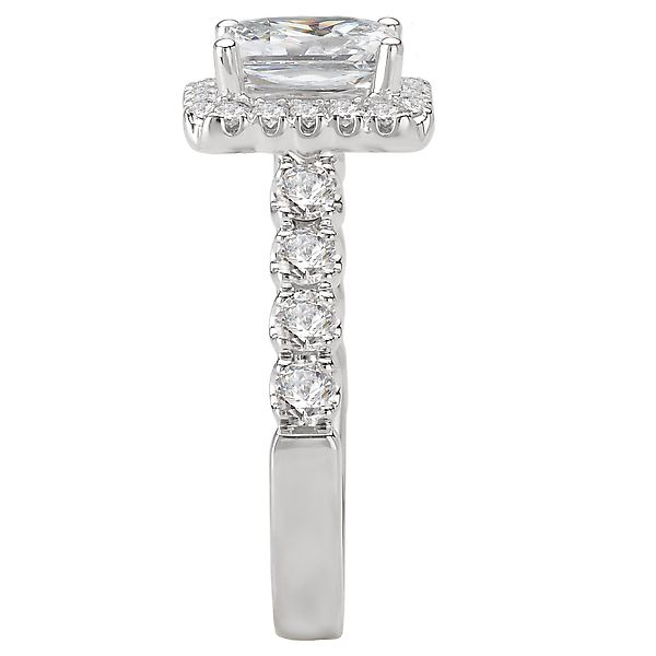Halo Semi-Mount Diamond Ring Image 3 Von's Jewelry, Inc. Lima, OH