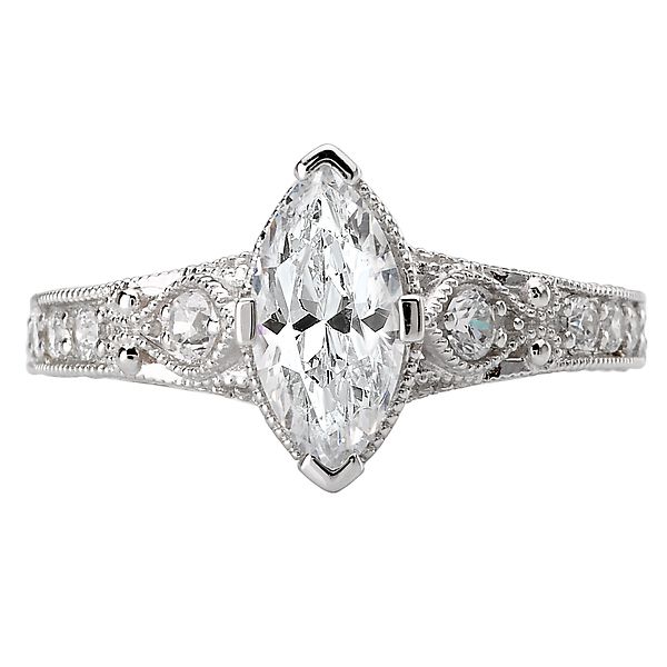 Vintage Semi-Mount Diamond Ring Image 4 McCoy Jewelers Bartlesville, OK