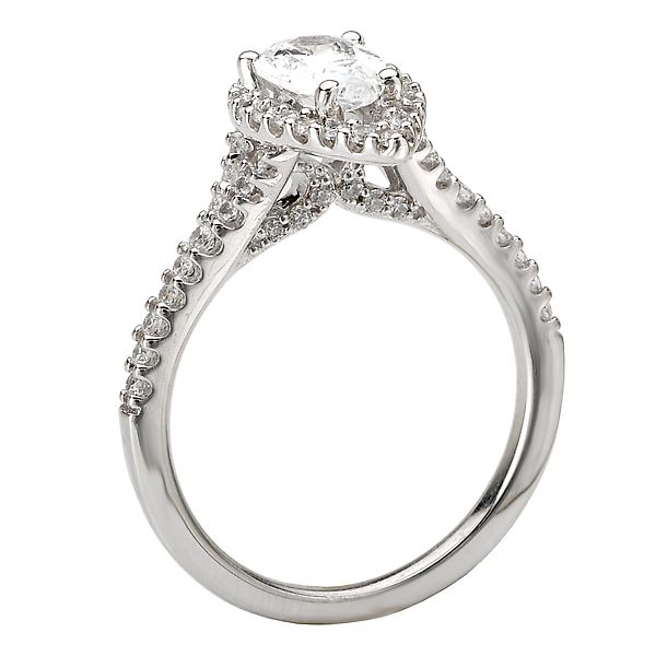 Halo Semi-Mount Diamond Ring Image 2 McCoy Jewelers Bartlesville, OK