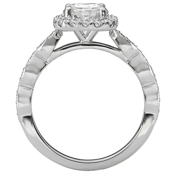 Halo Semi Mount Ring Image 2 Von's Jewelry, Inc. Lima, OH