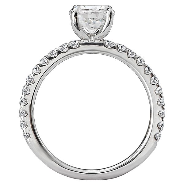Classic Semi-Mount Diamond Ring Image 2 McCoy Jewelers Bartlesville, OK