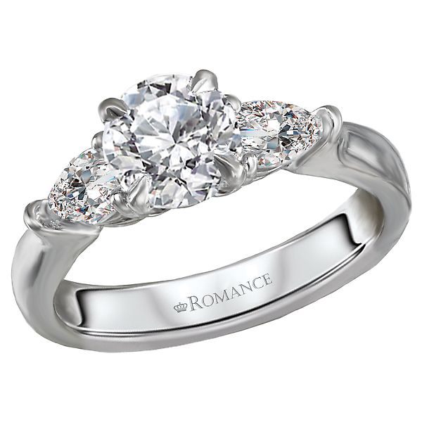 3 Stone Semi-Mount Diamond Ring Von's Jewelry, Inc. Lima, OH