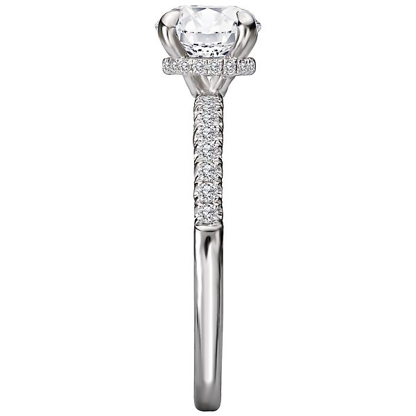 Classic Diamond Semi-Mount Engagement Ring Image 3 Von's Jewelry, Inc. Lima, OH