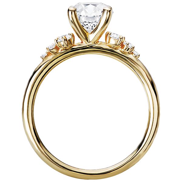 Diamond Semi-Mount Engagement Ring Image 2 Alan Miller Jewelers Oregon, OH