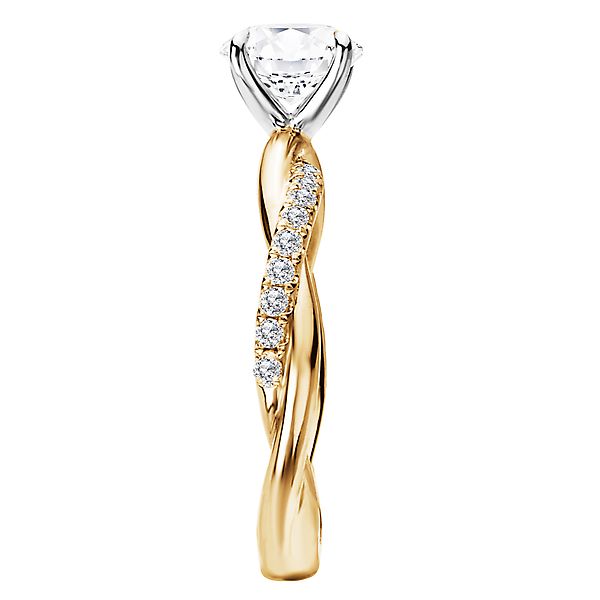 Semi-Mount Diamond Engagement Ring Image 3 Von's Jewelry, Inc. Lima, OH