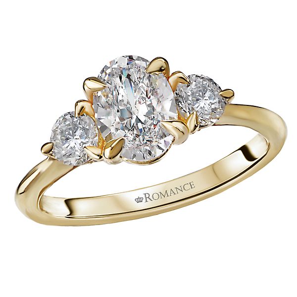 3-Stone Semi-Mount Diamond Engagement Ring Von's Jewelry, Inc. Lima, OH