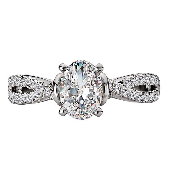 Diamond Semi-Mount Engagement Ring Image 4 McCoy Jewelers Bartlesville, OK