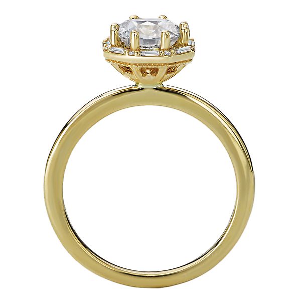 Diamond Semi-Mount Engagement Ring Image 2 Von's Jewelry, Inc. Lima, OH