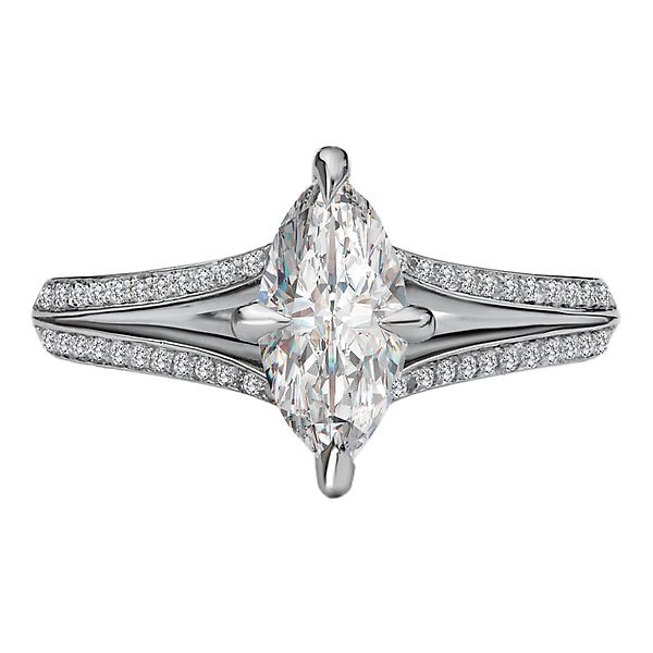 Semi-Mount Diamond Engagement Ring Image 4 McCoy Jewelers Bartlesville, OK
