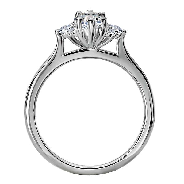 Semi-Mount Diamond Engagement Ring Image 2 Alan Miller Jewelers Oregon, OH