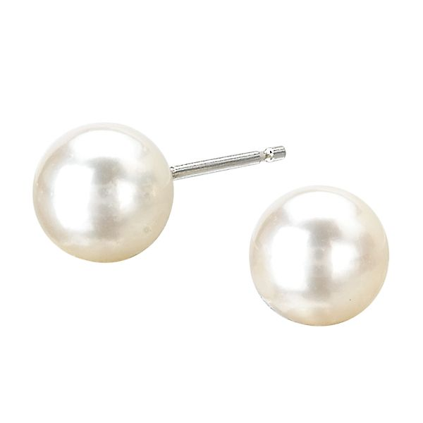 TENNESSEE ROUND EARRINGS - PEARL