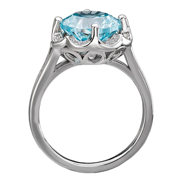 Ladies Fashion Blue Topaz Ring Image 2 Alan Miller Jewelers Oregon, OH