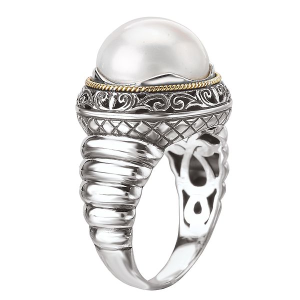 Ladies Fashion Pearl Ring Image 2 The Hills Jewelry LLC Worthington, OH